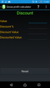 Gross profit margin calculator screenshot 1
