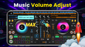 DJ музикален миксер-3D плейър screenshot 1