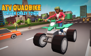 ATV QuadBike Driver Crazy Town screenshot 5