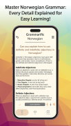 Grammarific: Norwegian Grammar screenshot 3