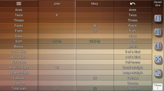 Yatzy Protocol & game screenshot 2