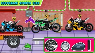 Motorcycle Maker Factory Games screenshot 2