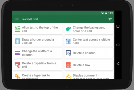 Learn Excel screenshot 1