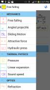 Fórmulas Física Free screenshot 5