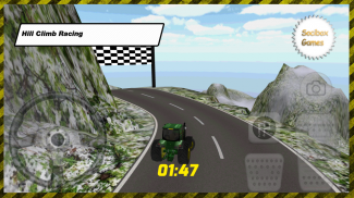 Tractor Bukit Climb Racing screenshot 1