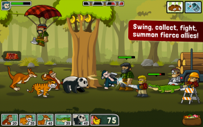 森林防御战: 猴子传奇 塔防 - Lumberwhack screenshot 1