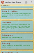 Legal and Law Terms screenshot 1