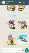 Bee Stickers - WAStickerApps screenshot 5