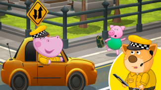 Kids’ Car Racing with Hippo screenshot 1