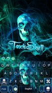 Toxic Smoke Skull Theme screenshot 1