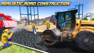 محاكاة بناء الطرق: ألعاب بناء الطرق screenshot 2