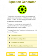 Algebra - Equation Generator screenshot 7