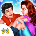 High School Love Affair Story Icon