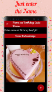 Name On Birthday Cake & Photo screenshot 3