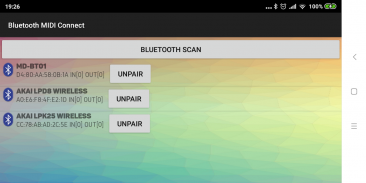 Bluetooth MIDI Connect screenshot 1