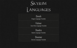 Skyrim Languages screenshot 6