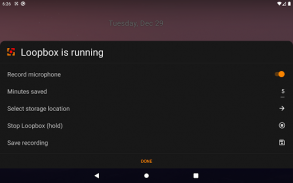 Loopbox - Blackbox audio recorder screenshot 1