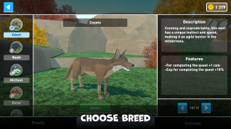 Wolf Family Simulator screenshot 0