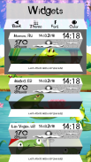Clock Weather Widget Frogs screenshot 2