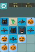 2048 Halloweenowych Potworów screenshot 2