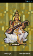 Maa Saraswati Live Wallpaper screenshot 1