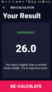 BMI Calculator(Dark and Fast) screenshot 0