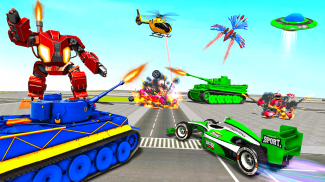 Army Tank Robot Transform Game screenshot 0