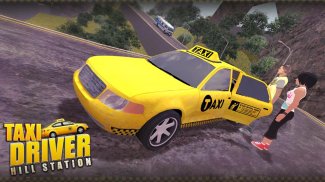 3D Taxi Driver - Hill Station screenshot 0