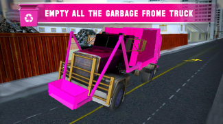 سائق شاحنة قلابة القمامة 3D: شاحنة لودر ثقيلة screenshot 0