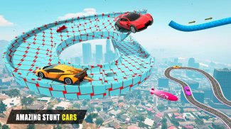 Crazy Extreme Stunts Car Game screenshot 2