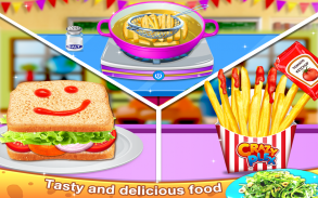 學校午餐盒食品製造商 - 烹飪遊戲 screenshot 3