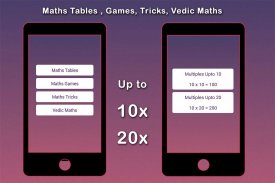 Maths Tables, Games, Maths Tricks, Vedic Maths screenshot 6