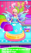 ¡Brilla en The Dark Ice Cream Fairy Cake! Muñecas screenshot 12