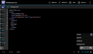 WebMaster's HTML Editor Lite screenshot 9