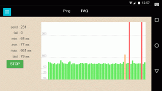Ping & internet stability test - CanBeUseful screenshot 0
