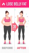 Lose Belly Fat in 30 Days - Flat Stomach screenshot 0