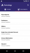 Austin Health Clinical Toxicology Guidelines screenshot 2