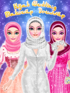 Hijab Wedding Makeup Dress Up screenshot 0