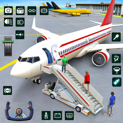 Flight Simulator Plane Game 3D Apk Download for Android- Latest version 2-  com.airplane.offline.game.city.pilot.simulator.planegame