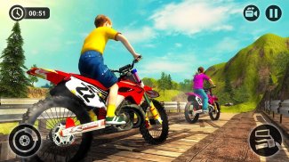 Kids Downhill Mountain Motorbike Riding screenshot 8