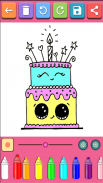 Birthday Cake Coloring Book screenshot 4