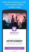 GoParties - Book Party Events All Day Every Day screenshot 2