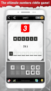 Think Numbers – Brain teaser word riddles screenshot 0