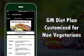 GM Diet Plan For Weight Loss screenshot 2