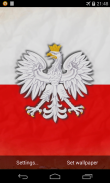 Flag of Poland Live Wallpaper screenshot 0