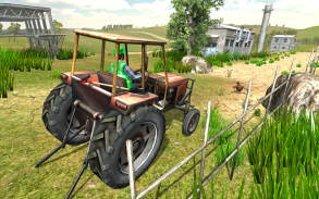 Village Tractor Driving Sim 3D screenshot 2