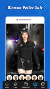 Women Police Photo Suit Editor screenshot 1