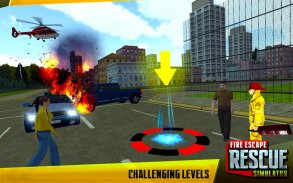 النار الهروب قصة الانقاذ 3D screenshot 3