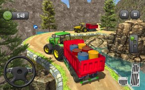 Real Tractor Cargo Transport : New Farming Game 3D screenshot 9