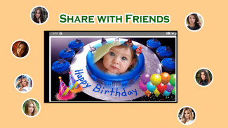 वाढदिवस केक फ्रेम्स screenshot 7